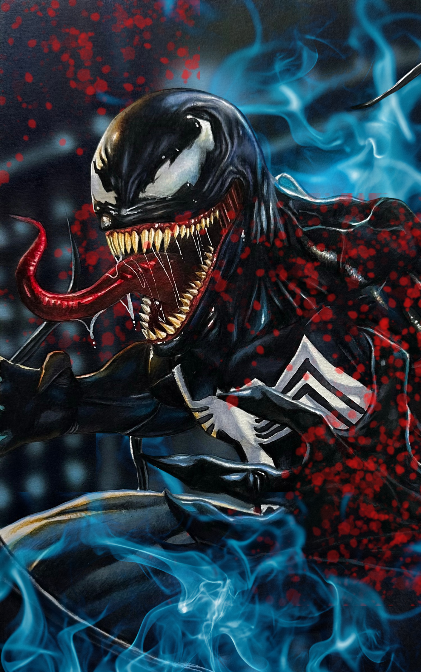 Embossed Foil - Venom - Dario - Heroes Con Exclusive from Slab Sindicate & Victorious Comics