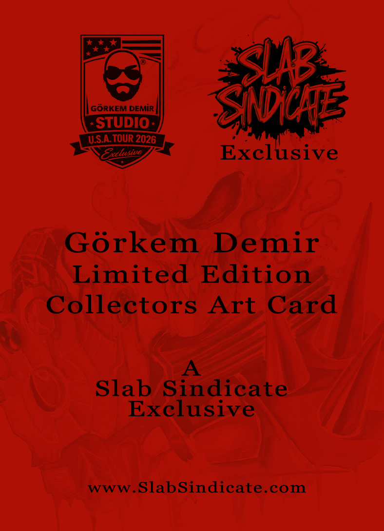 *Pre-order* Görkem Rider Card Pack - Görkem Demir Limited Edition Collectors Art Card - Chances for Cardstock, Foil, Metal, Gold, Negative and 1/1s - Each Pack Contains 1 Slabed Art Card