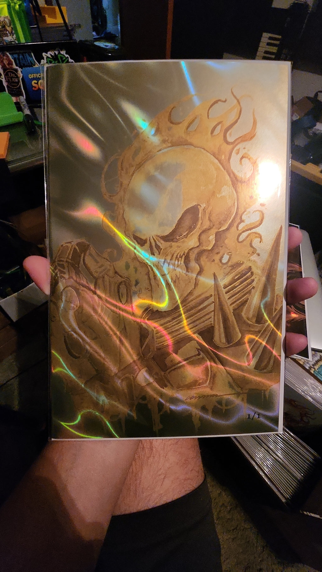 1/1 Gold Görkem Rider - Görkem Demir Sketch Book Lava Foil Cover D