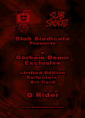 *Pre-order*  Q Rider Card Pack - Görkem Demir Limited Edition Collectors Art Card - Chances for Cardstock, Foil, Metal, Gold, Negative, and 1/1s