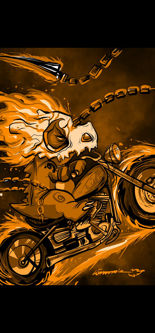 1/1 Gold Q Rider Görkem Demir Sketch Book Textured Metal Cover D