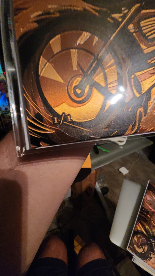 1/1 Gold Q Rider Görkem Demir Sketch Book Lava Foil Cover D